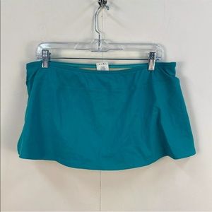 Lands End Turquoise Swimskirt